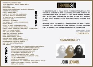 JOHN LENNON - SMASHING IT ( by Lord Reith ) / 2 CD's !!! - Image 2